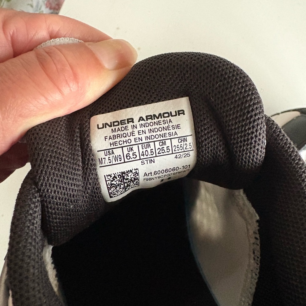 Under Armor shoes size men’s 7.5 - Picture 5 of 5